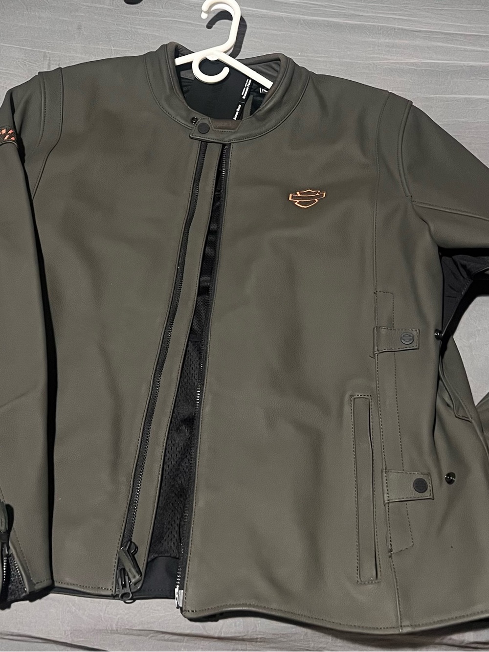 Harley-Davidson Men's Olive Green Softshell Riding Jacket